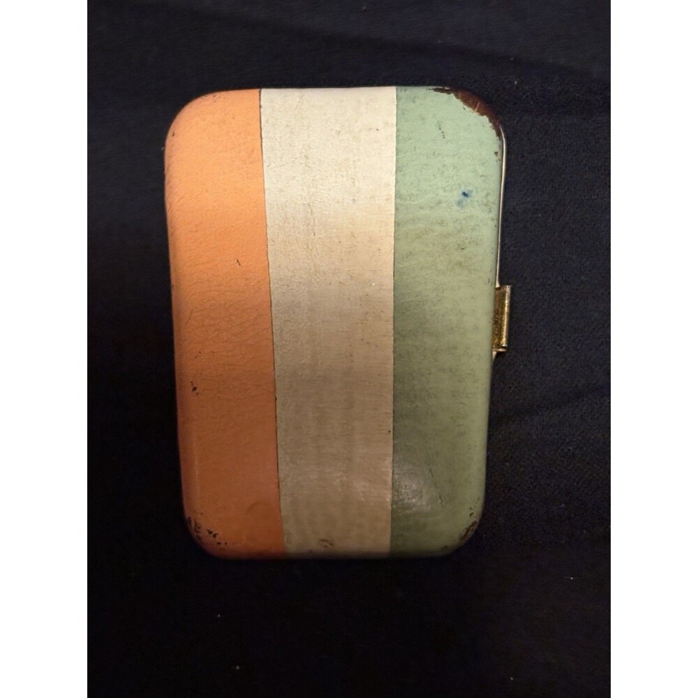 Vintage Princess Gardner Key Holder Hard Case With Keys Orange, White And Green
